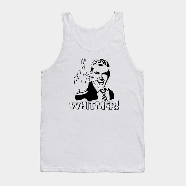 MIDDLE FINGER WHITMER POLITICALLY INCORRECT Tank Top by FREE SPEECH SHOP